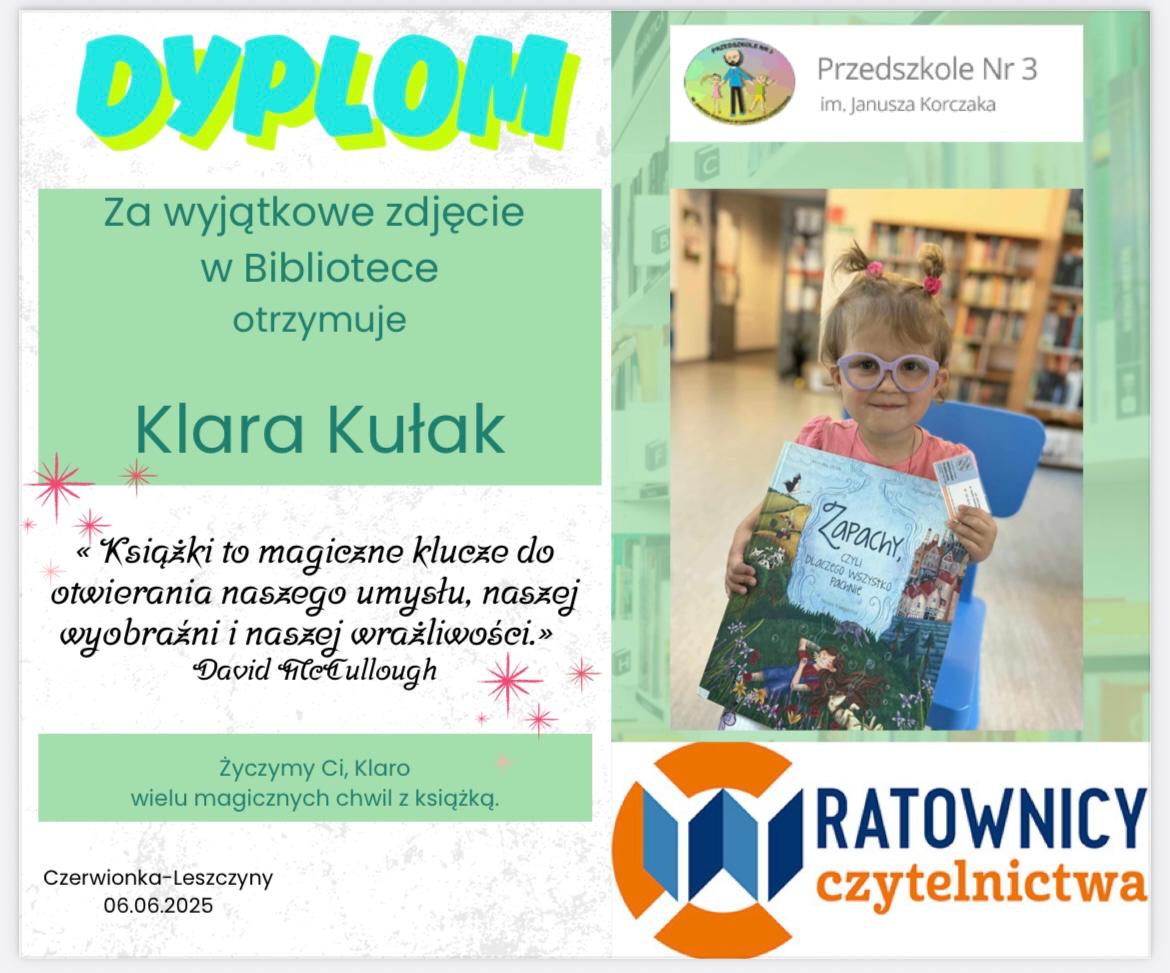 dyplom Klara Kułak
